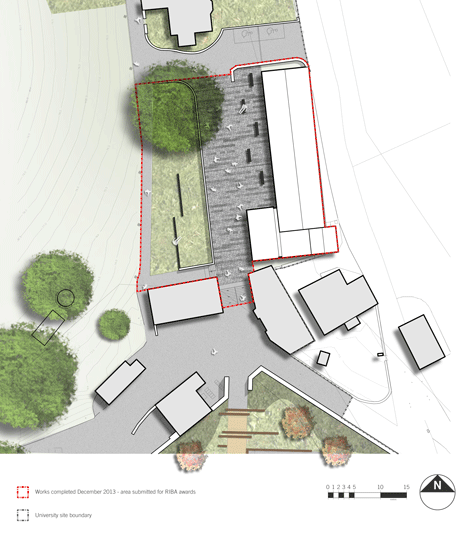 Stone barn refurbished to create university library by John McAslan + Partners