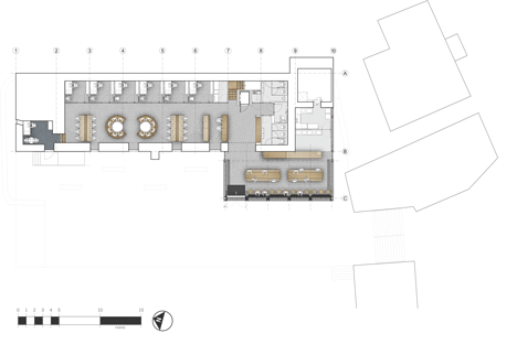 Stone barn refurbished to create university library by John McAslan + Partners