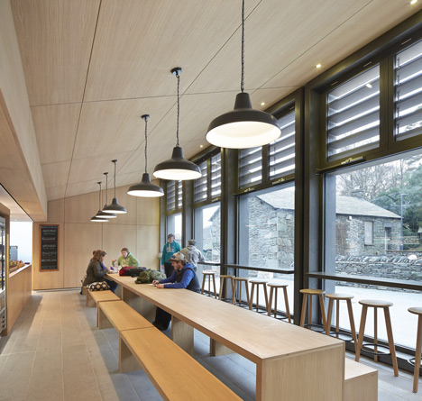 Stone barn refurbished to create university library by John McAslan + Partners