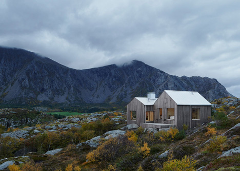 Vega Cottage by Kolman Boye Architects references weathered Norwegian boathouses