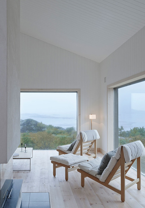 Vega Cottage by Kolman Boye Architects references weathered Norwegian boathouses