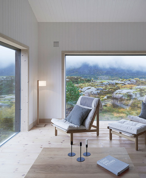 Vega Cottage by Kolman Boye Architects references weathered Norwegian boathouses