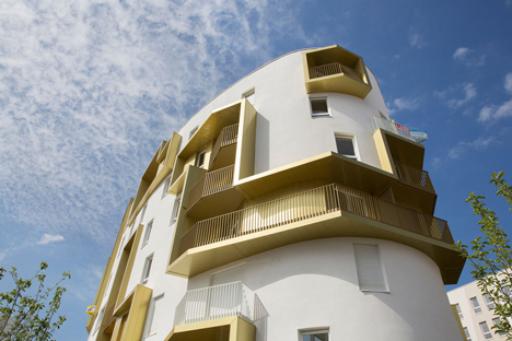 Franco-Prussian war site hosts block of flats by Guérin & Pedroza Architects
