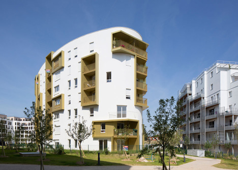 Franco-Prussian war site hosts block of flats by Guérin & Pedroza Architects
