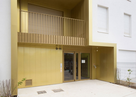 Franco-Prussian war site hosts block of flats by Guérin & Pedroza Architects