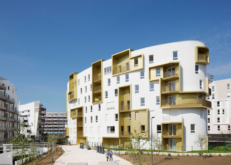 Franco-Prussian war site hosts block of flats by Guérin & Pedroza Architects