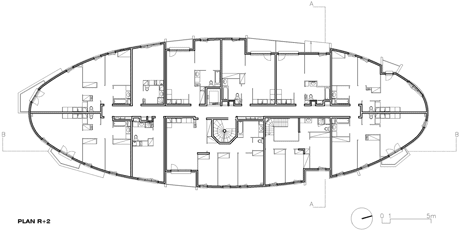Franco-Prussian war site hosts block of flats by Guérin & Pedroza Architects