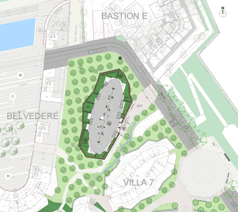 Franco-Prussian war site hosts block of flats by Guérin & Pedroza Architects