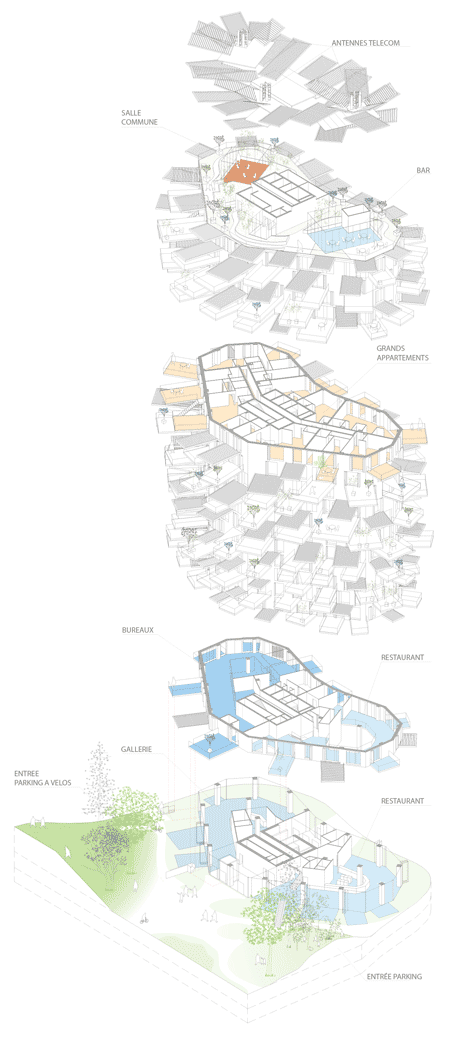 Sou Fujimoto designs tree-inspired tower for Montpellier "modern follies" project