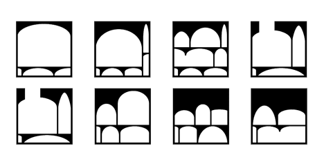 Sections of Johnston Marklee's Vault House frames beach views through multiple arches