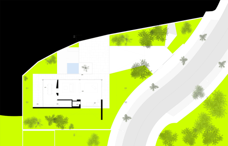 First floor plan of 07CBE house by Spaceworkers