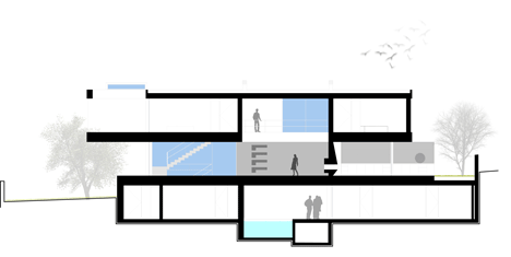 Section one of 07CBE house by Spaceworkers