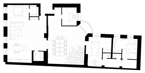 Apartment and conference space in Warsaw by Maciej Kurkowski and Maciej Sutula