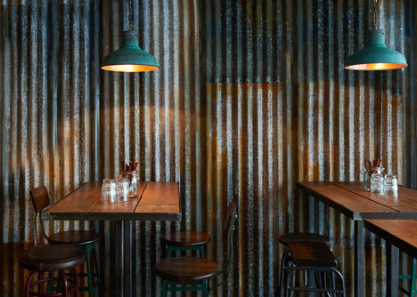 Barnyard Soho restaurant by Brinkworth