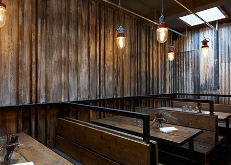 Barnyard Soho restaurant by Brinkworth