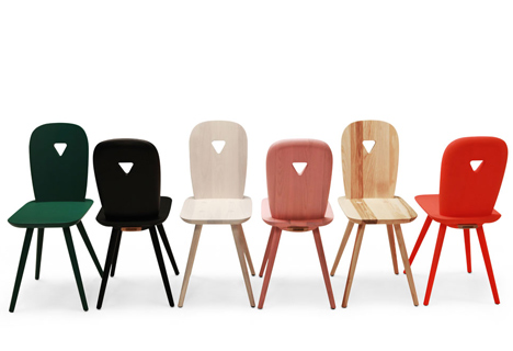 Casamania launches La-Dina chair by Luca Nichetto at Milan design week