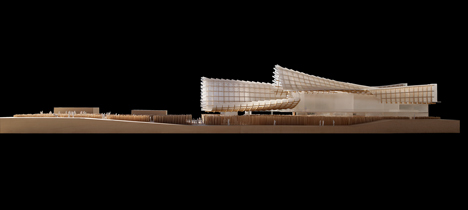China's pavilion for Milan 2015 expo to feature wavy roof and indoor crop field