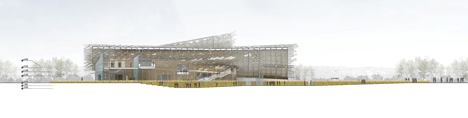 China's pavilion for Milan 2015 expo to feature wavy roof and indoor crop field