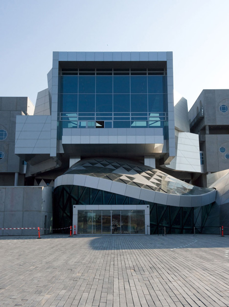 Coop Himmelb(l)au's House of Music concert hall in Aalborg, Denmark