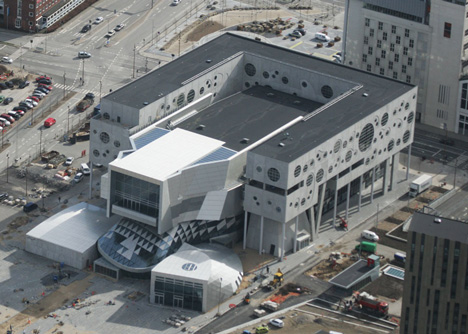 Coop Himmelb(l)au's House of Music concert hall in Aalborg, Denmark