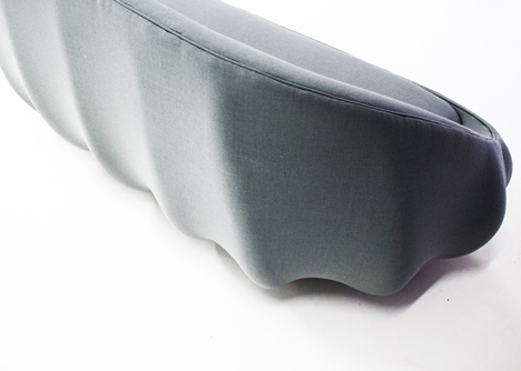 Coquille sofa by Markus Johansson