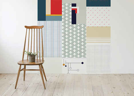 Cut and Paste Wallpaper by All The Fruits