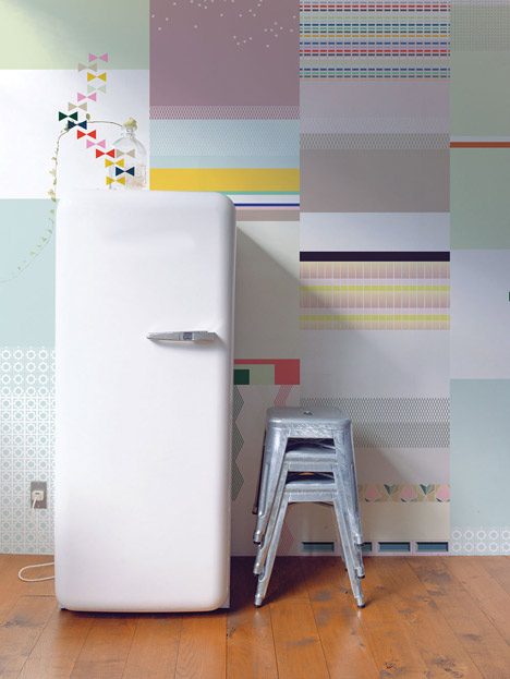 Cut and Paste Wallpaper by All The Fruits