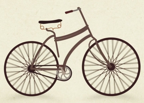 Evolution of the Bicycle by Thallis Vestergaard