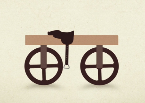 Evolution of the Bicycle by Thallis Vestergaard