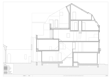 Section two of GEWAD apartments by Atelier Vens Vanbelle
