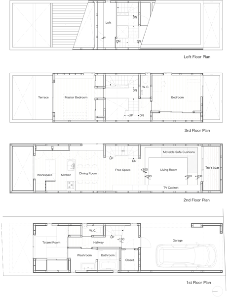 House in Fukasawa by LEVEL Architects