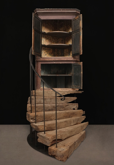 JamesPlumb marries cupboard and staircase for Milan exhibition