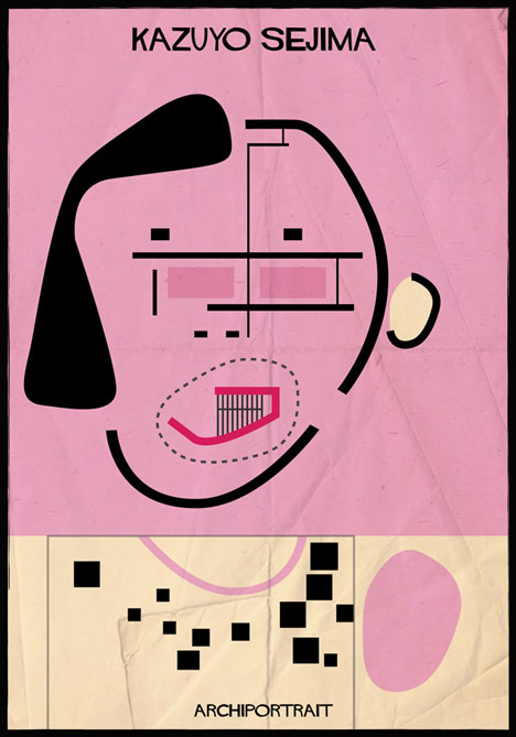 Kazuyo Sejima Archiportrait by Federico Babina