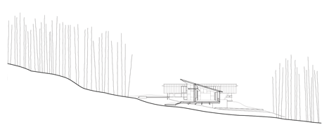 Section of Kicking Horse by Bohlin Grauman Miller Architects