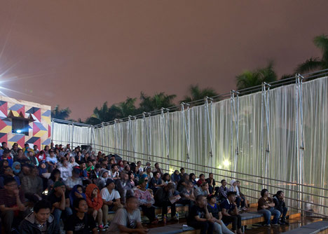 Kineforum Misbar open-air cinema by Csutoras and Liando