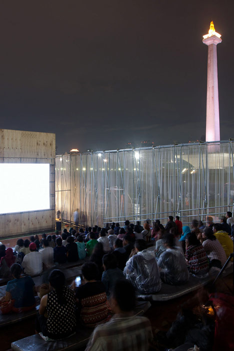 Kineforum Misbar open-air cinema by Csutoras and Liando