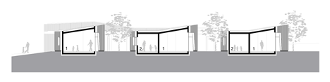 Timber clads interior and exterior of Mattes Sekiguchi's Kleinkindhaus nursery