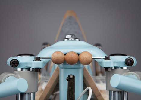 Motorbike reinterpreted as a furniture piece by JoeVelluto