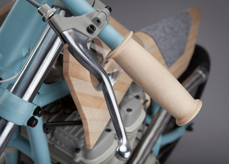 Motorbike reinterpreted as a furniture piece by JoeVelluto