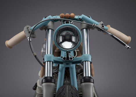 Motorbike reinterpreted as a furniture piece by JoeVelluto