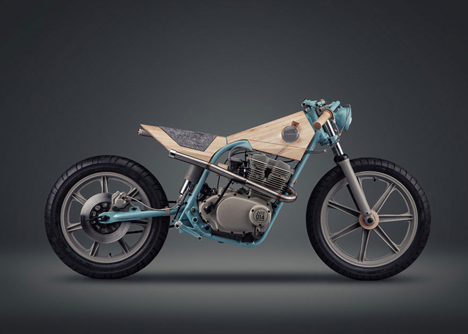 Motorbike reinterpreted as a furniture piece by JoeVelluto