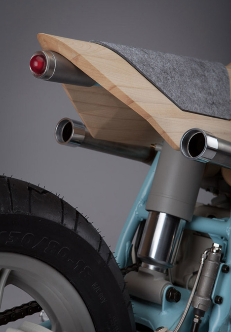 Motorbike reinterpreted as a furniture piece by JoeVelluto