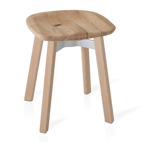 Nendo reimagines the Navy Chair to create new stool for Emeco