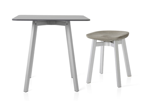 Nendo reimagines the Navy Chair to create new stool for Emeco