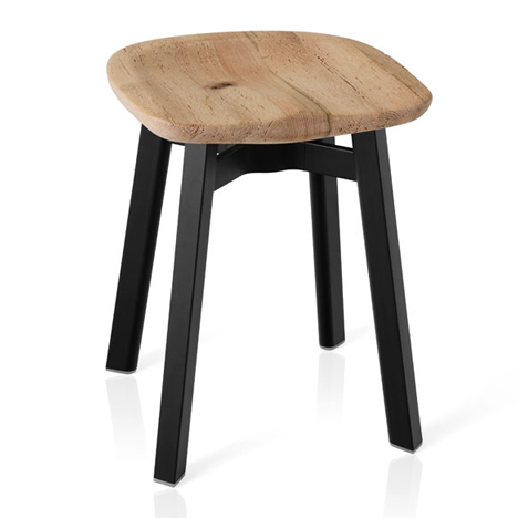 Nendo reimagines the Navy Chair to create new stool for Emeco