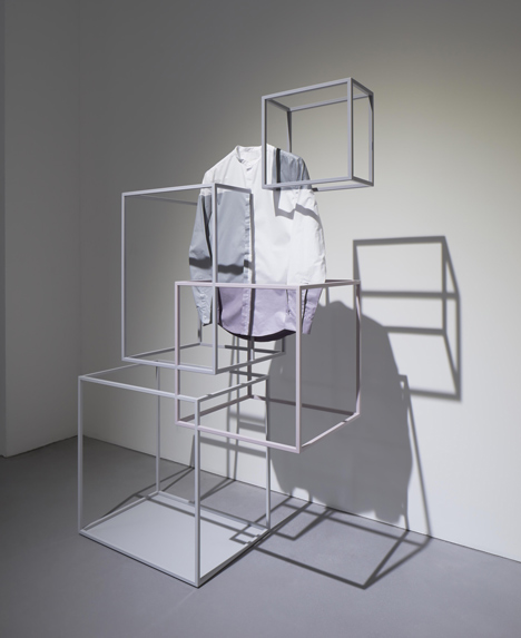 Nendo uses Cos shirt for installation centrepiece in Milan