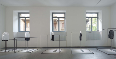 Nendo uses Cos shirt for installation centrepiece in Milan