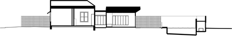 Section of Northcote Residence by Wolveridge Architects