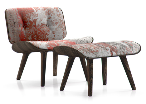 Nut-Lounge-Chair-Oil-with-Footstool-Oil-by-Marcel-Wanders-for-Moooi