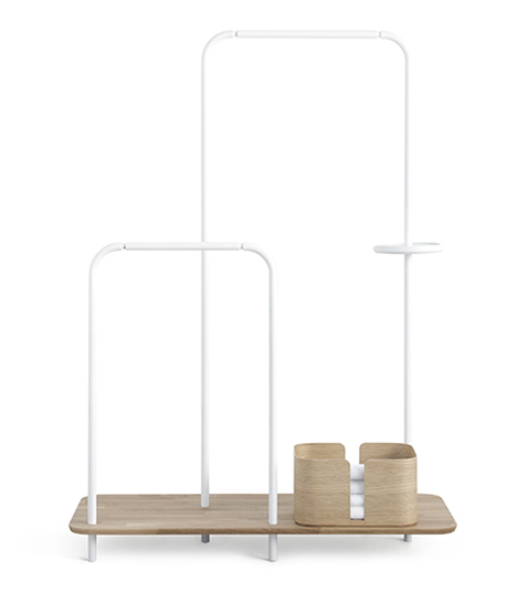 Note Design Studio creates Plateau storage unit to keep the hallway tidy